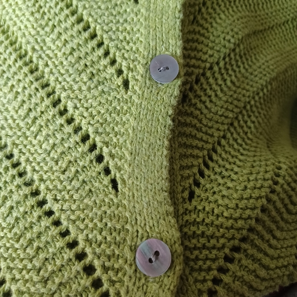 Green Knitted Cleo Sweater Vest - Picture 5 of 8